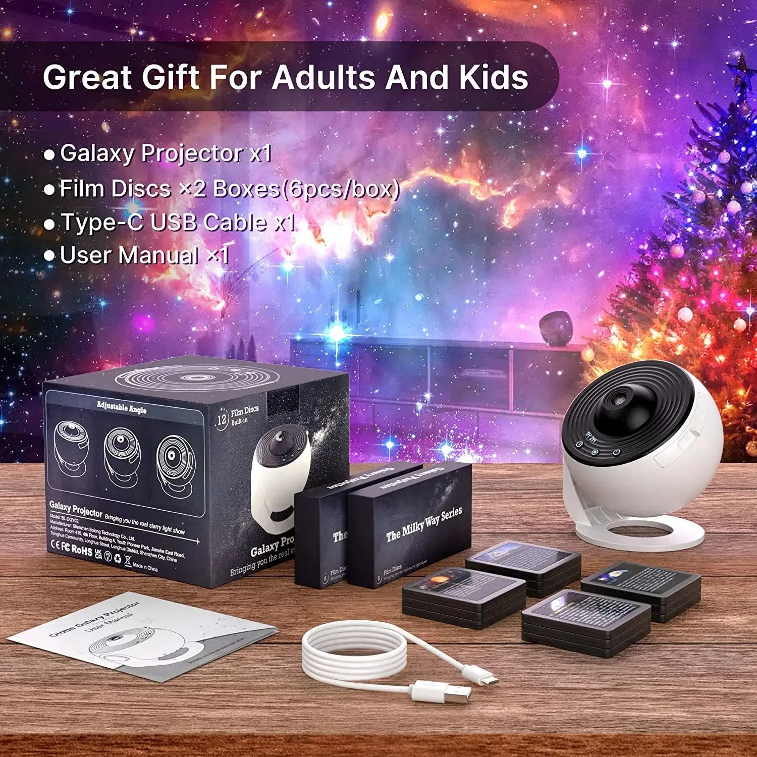 Galaxy Projector 4K